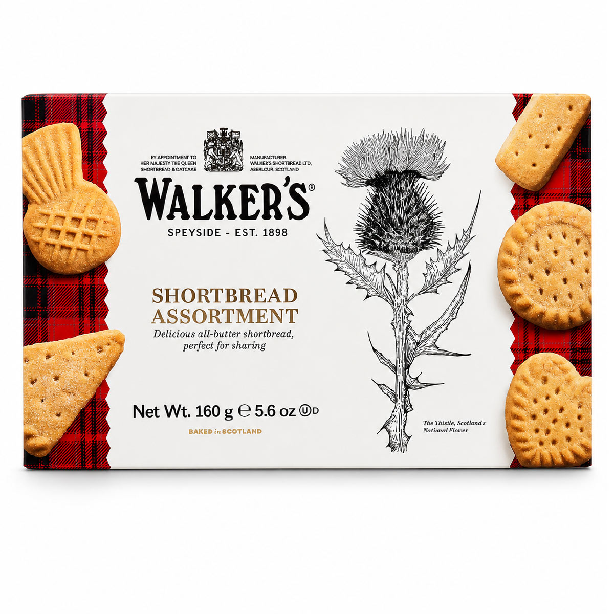 Walkers Assorted Shapes 160gm