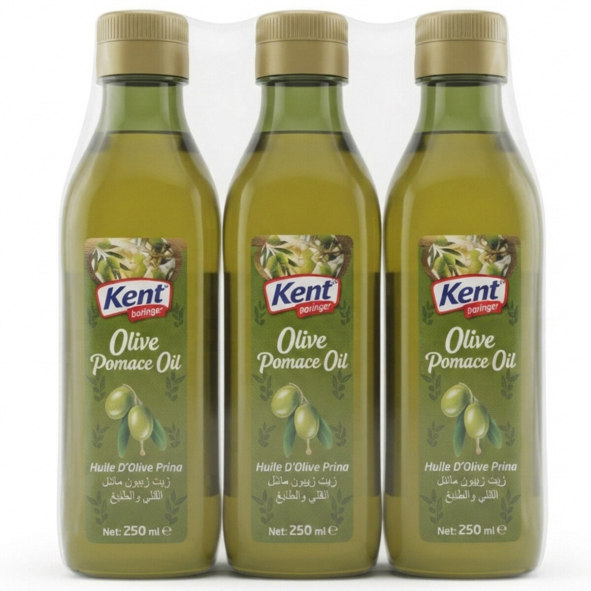 Kent Pomace Olive Oil 3x250ml