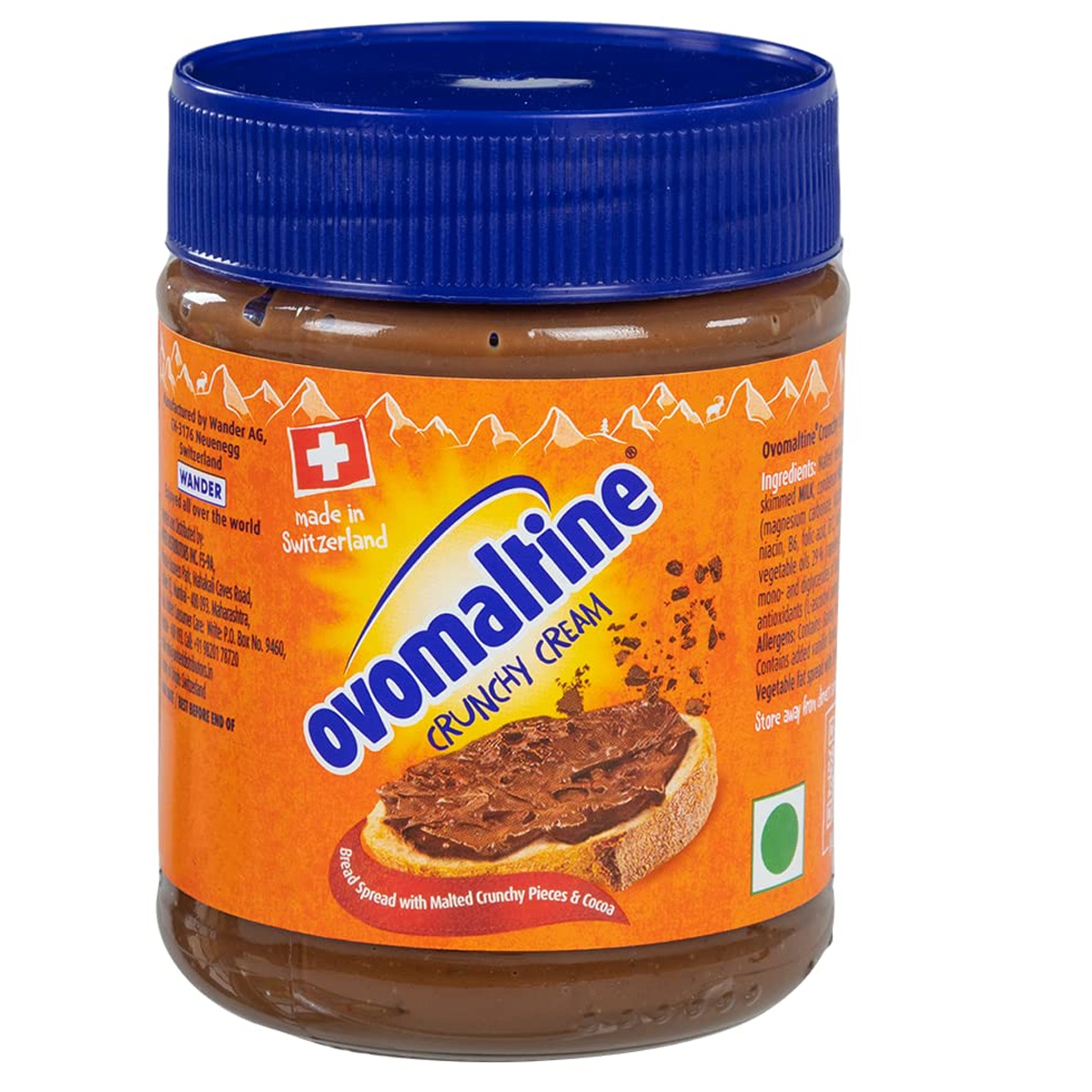 Ovomaltine Crunchy Cream Chocolate Malt Spread 380g