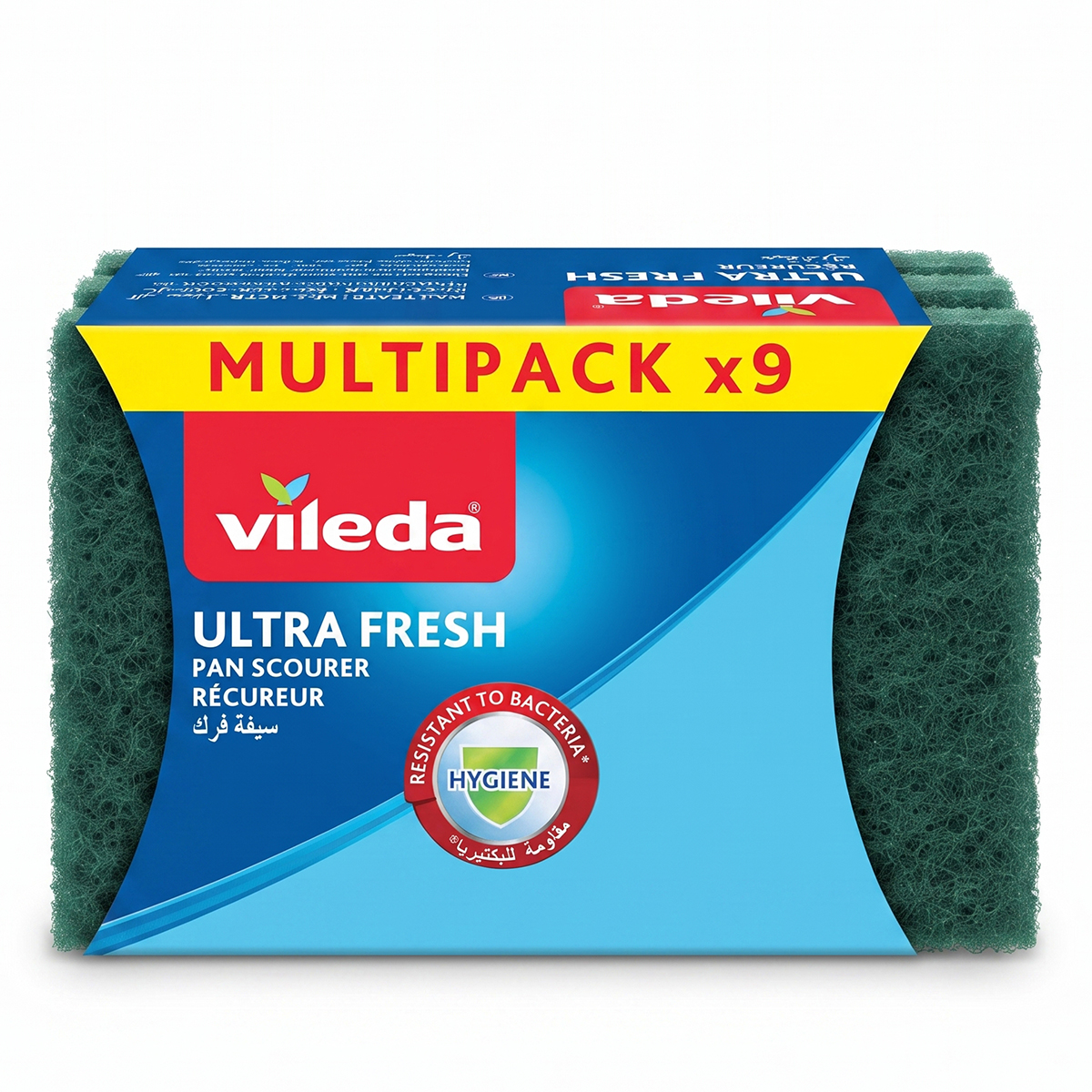 Vileda Ultra Fresh Pan Scourer Multipack 9 Pieces