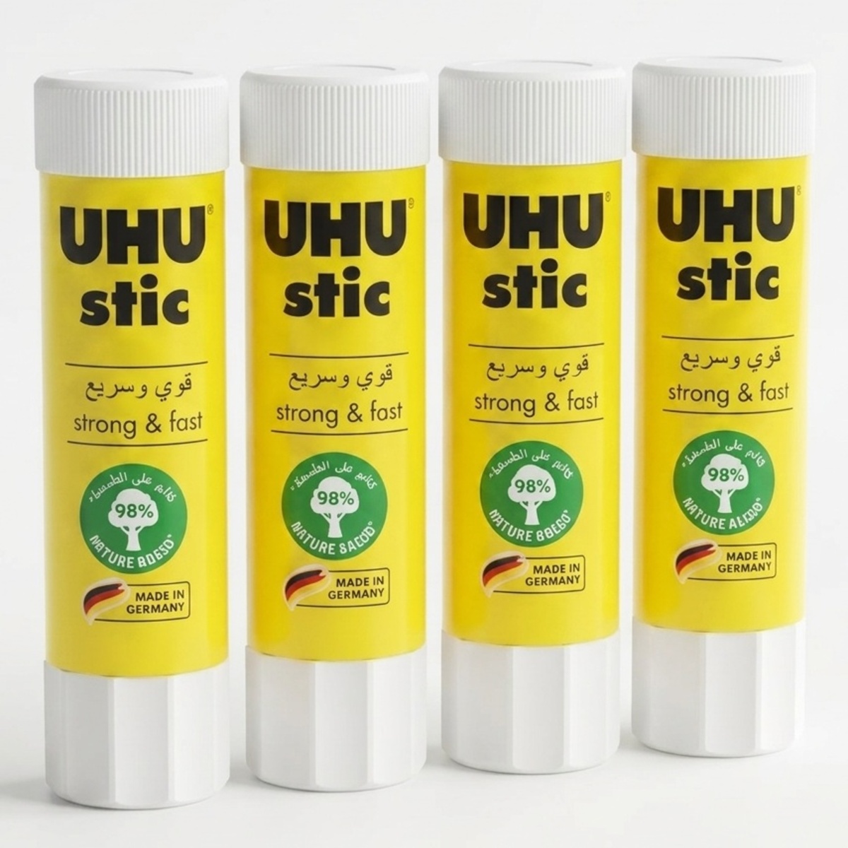 UHU Stic Strong & Fast Glue Stick 21g 4 Pieces