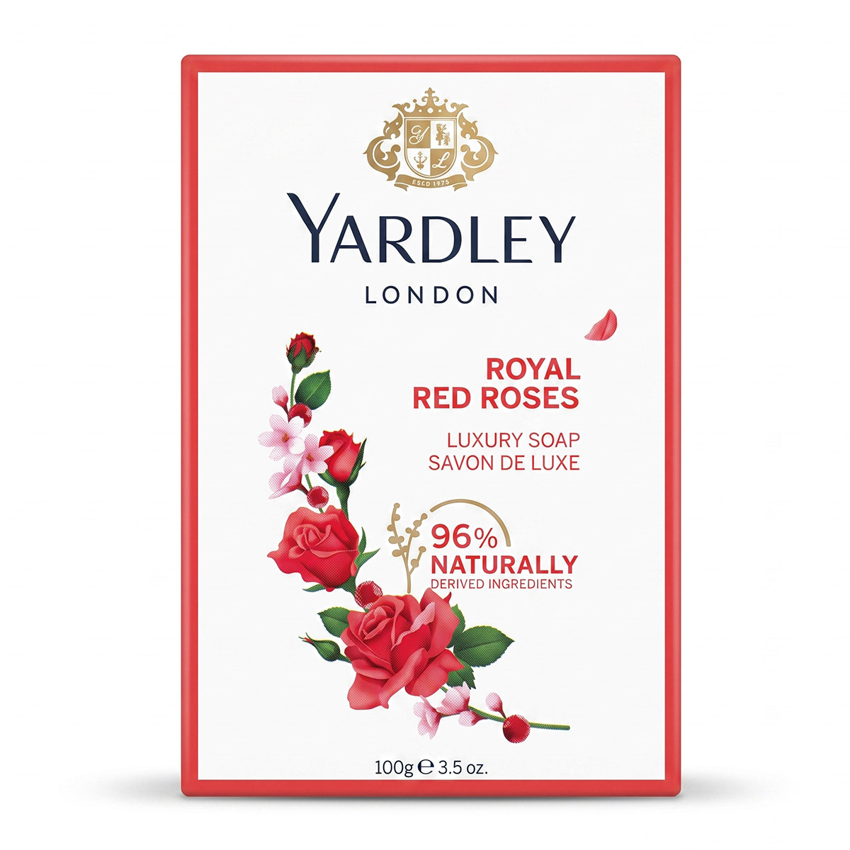 Yardley London Royal Red Roses Luxury Soap Bar 100g
