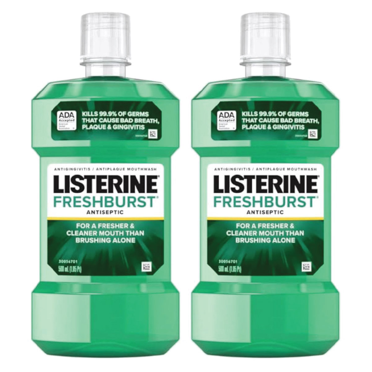 Listerine Mouthwash 500ml 2 Pieces