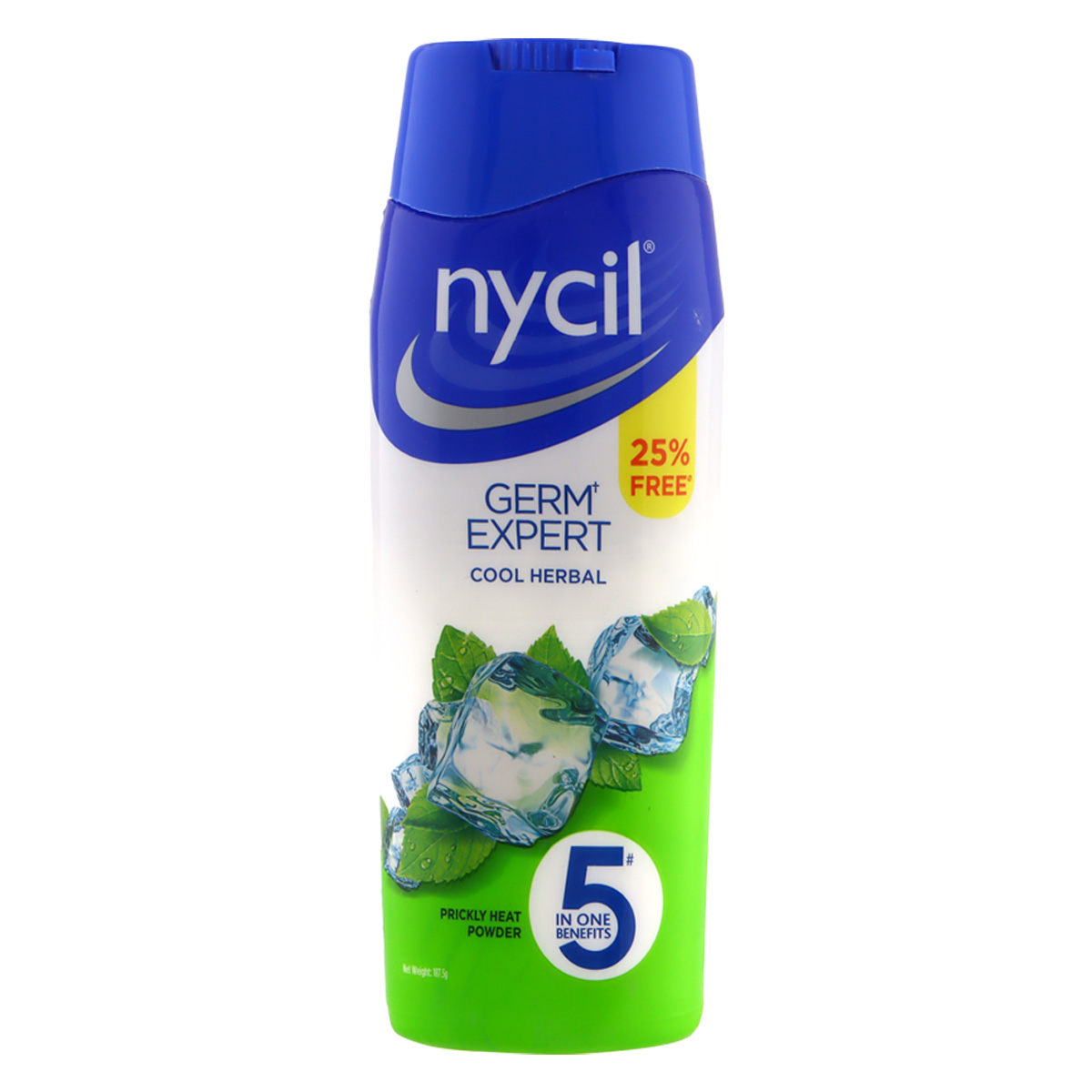 Nycil Germ Expert Prickly Heat Powder Cool Herbal