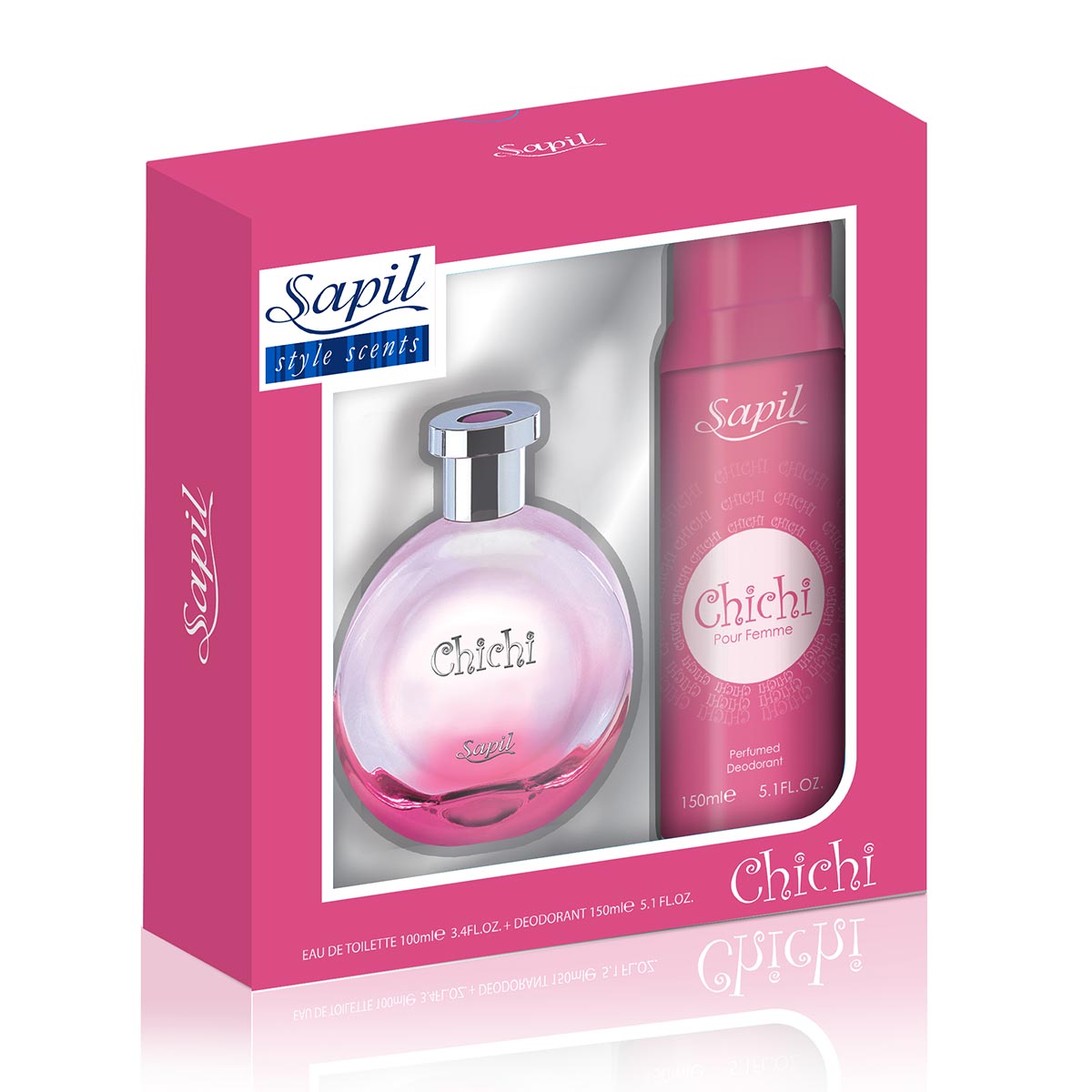 Sapil Chichi Eau De Toilette For Women 100ml & 150ml Deo