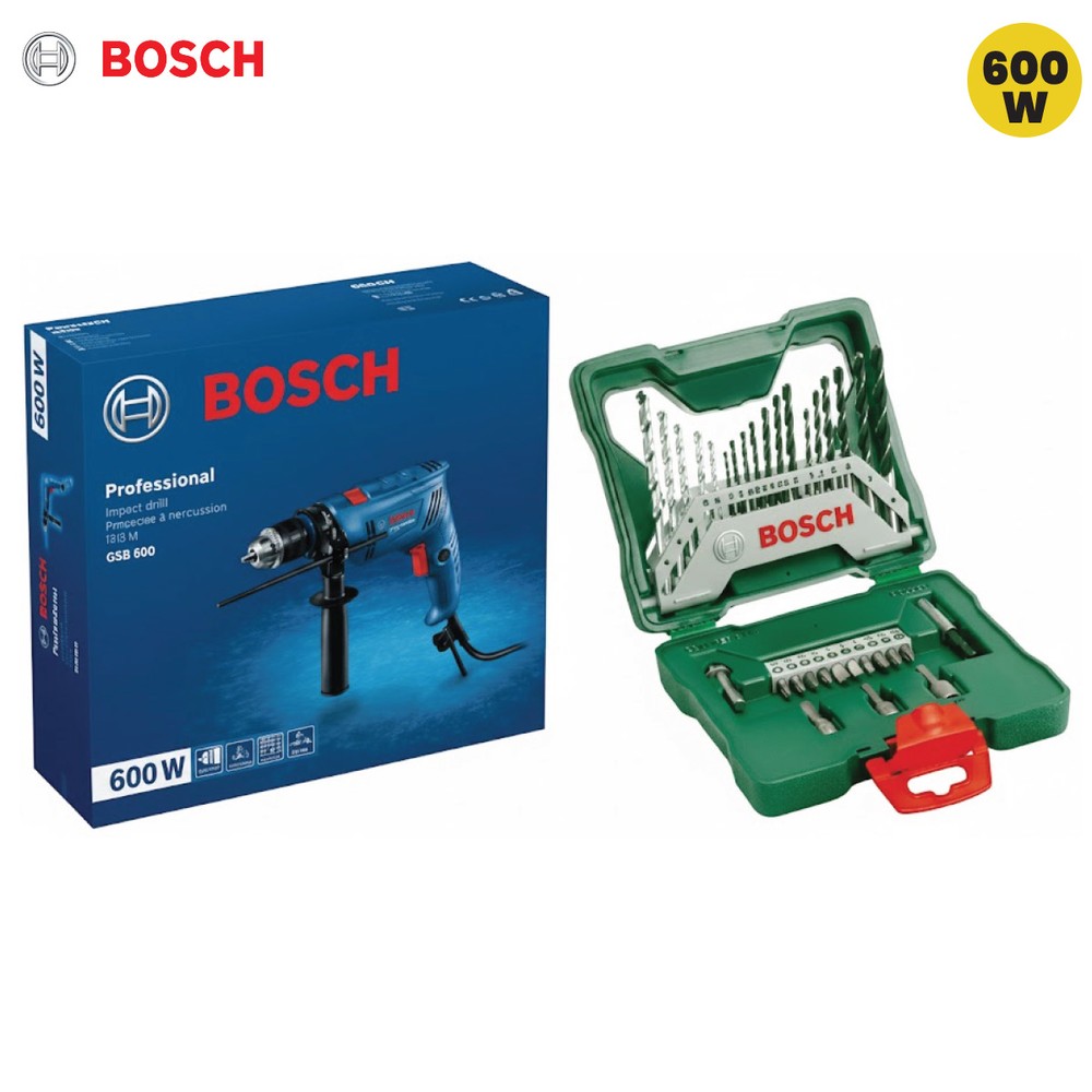 Bosch Impact Drill Gsb 600 With Accessories