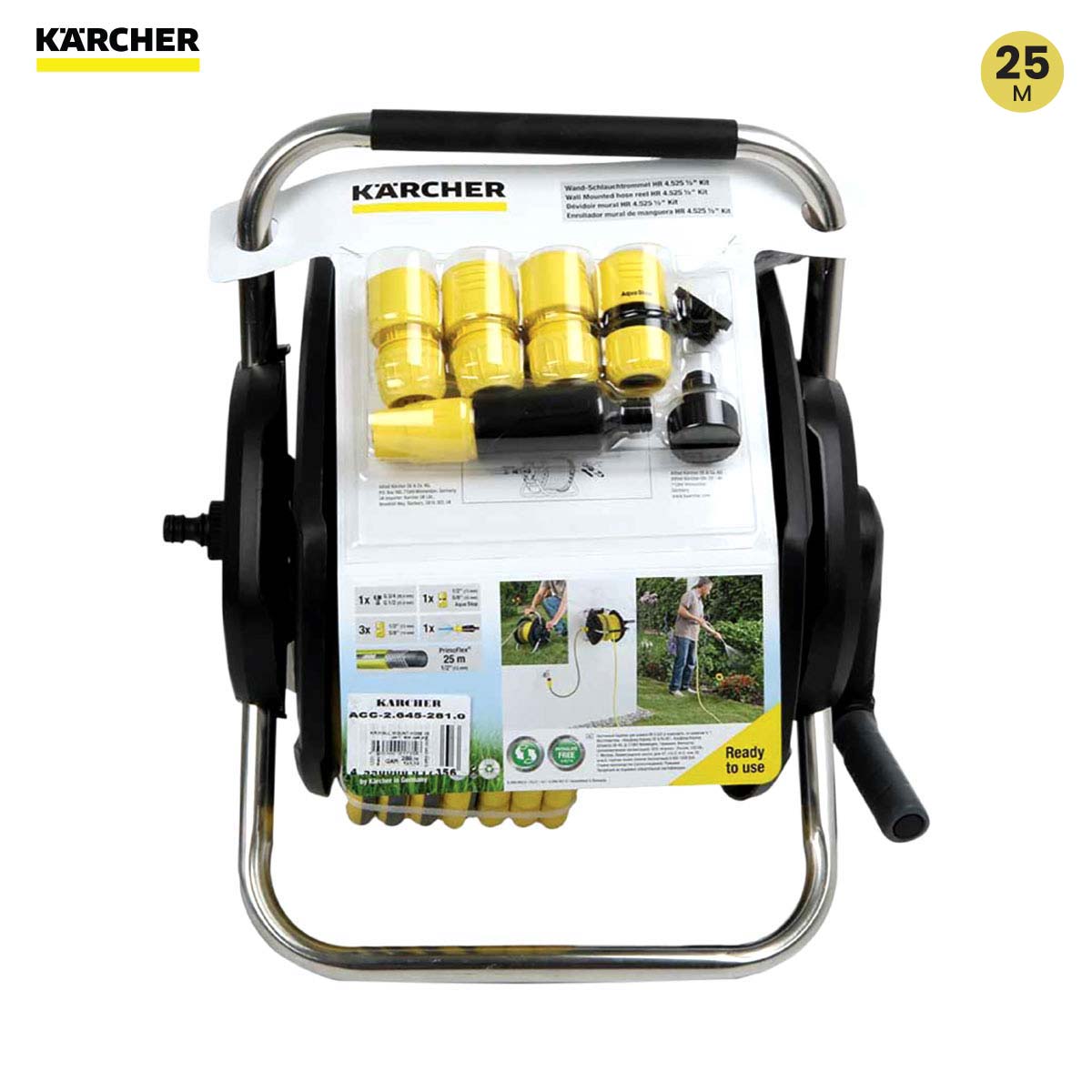  Karcher Wall Mounted Hose 25Mtr