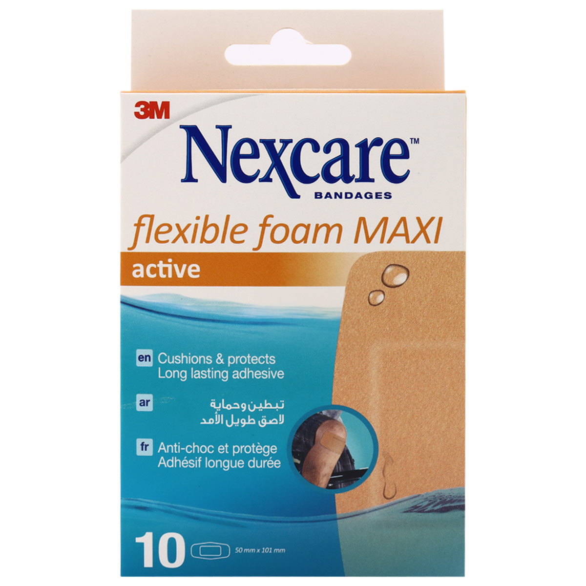 Nexcare Bandages Flexible Foam Maxi 10 Strips