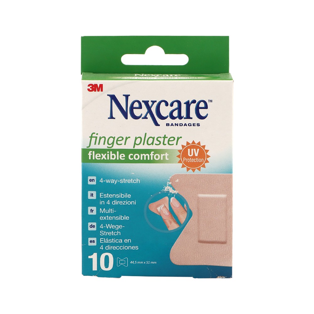 Nexcare Finger Plaster Bandage 10 pieces pack 44.5x51mm