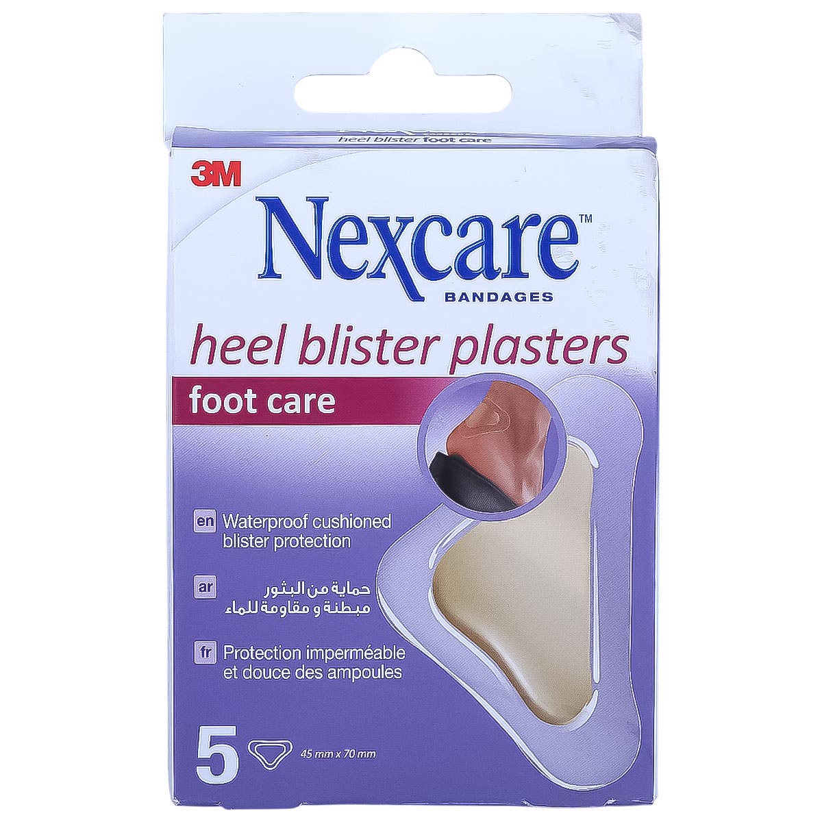 Nexacare Heel Blister Plaster Bandages 45mm x 70mm