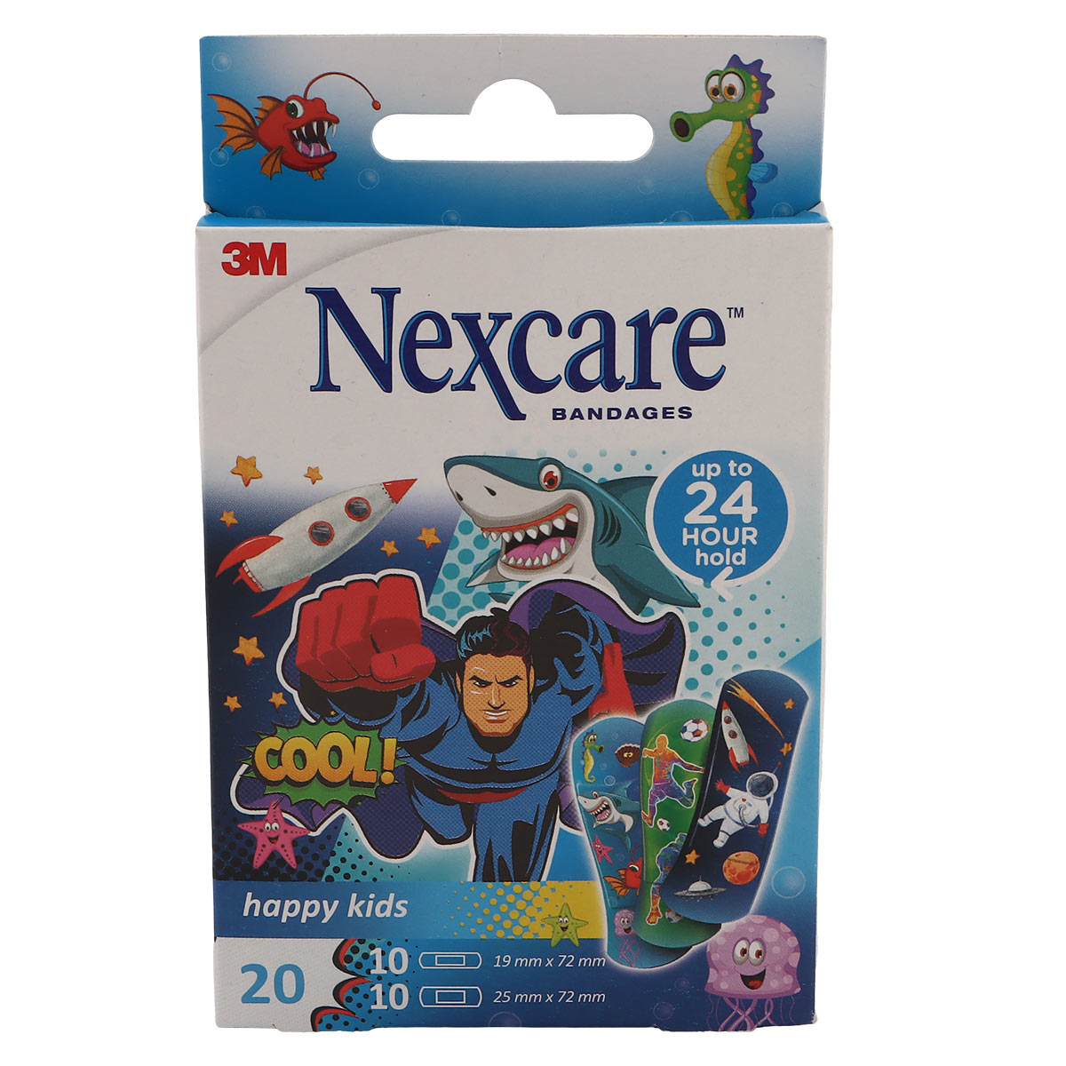 Nexcare Bandages Happy Kids 20 Strips