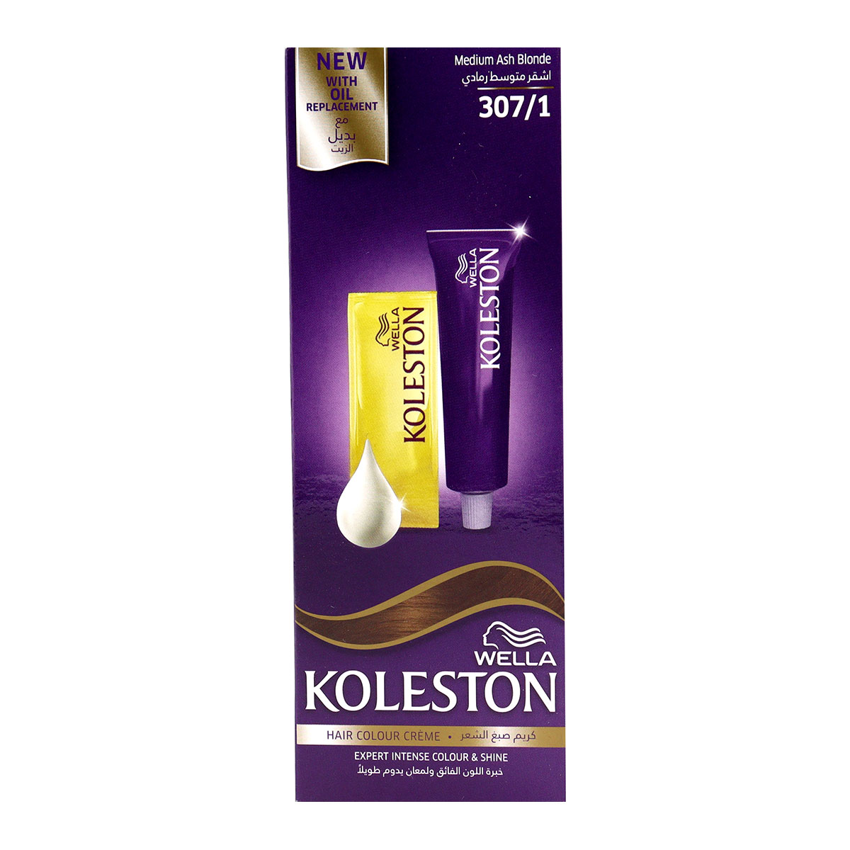 Wella Koleston Hair Color Cream Medium Blonde 307/1