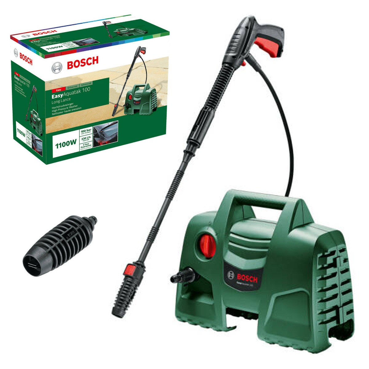 Bosch High Pressure Washer Aquatak Long Lance 1100 Watts