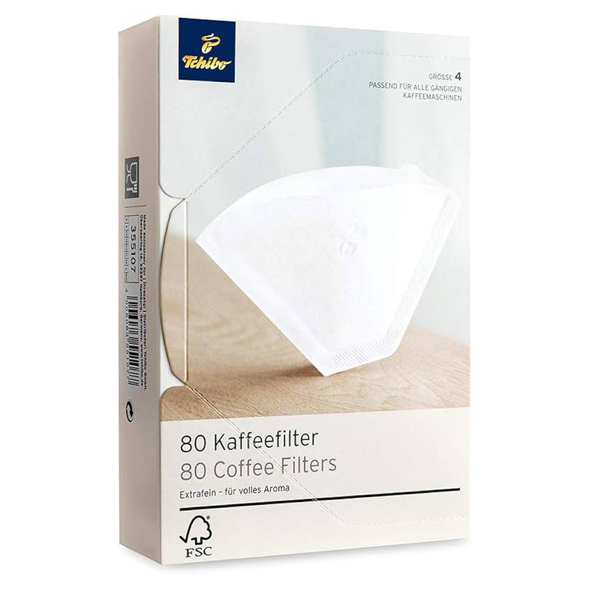 Tchibo Coffee Filter Bags Size 4-80