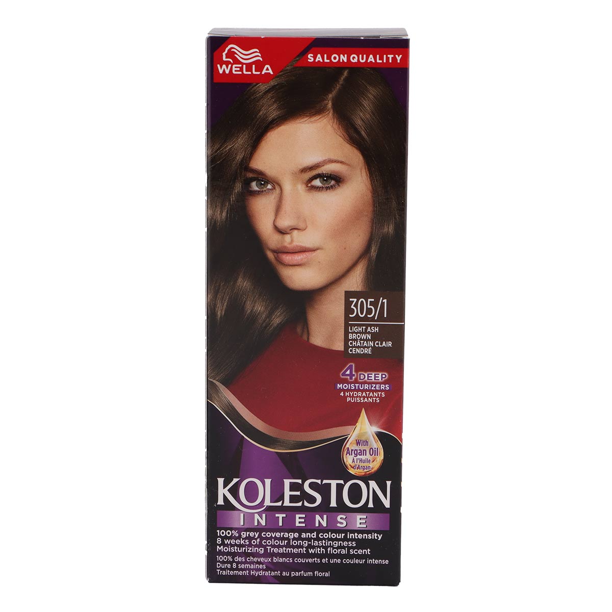 Wella Koleston Intense 305/1 Light Ash Brown Hair Colour