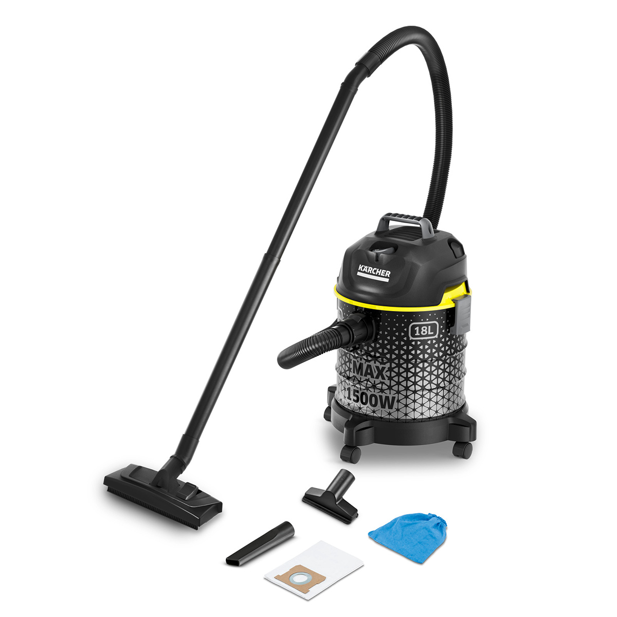 Karcher Vacuum Cleaner Max 1500 Watts 18L DVAC 1500
