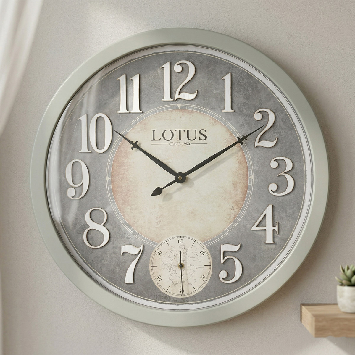 Lotus Wall Clock