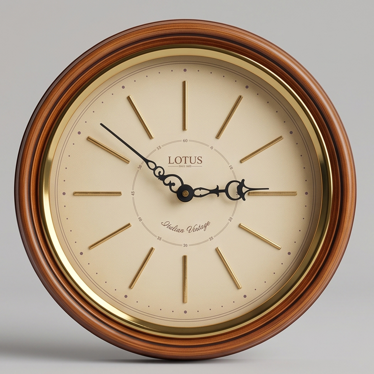 Lotus Vintage Italian Wall Clock