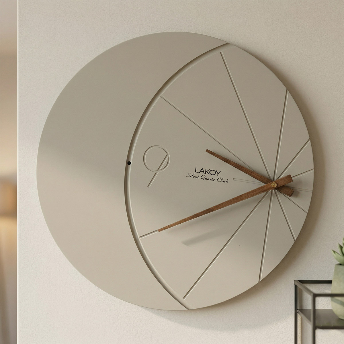 Lotus Silent Quartz Clock