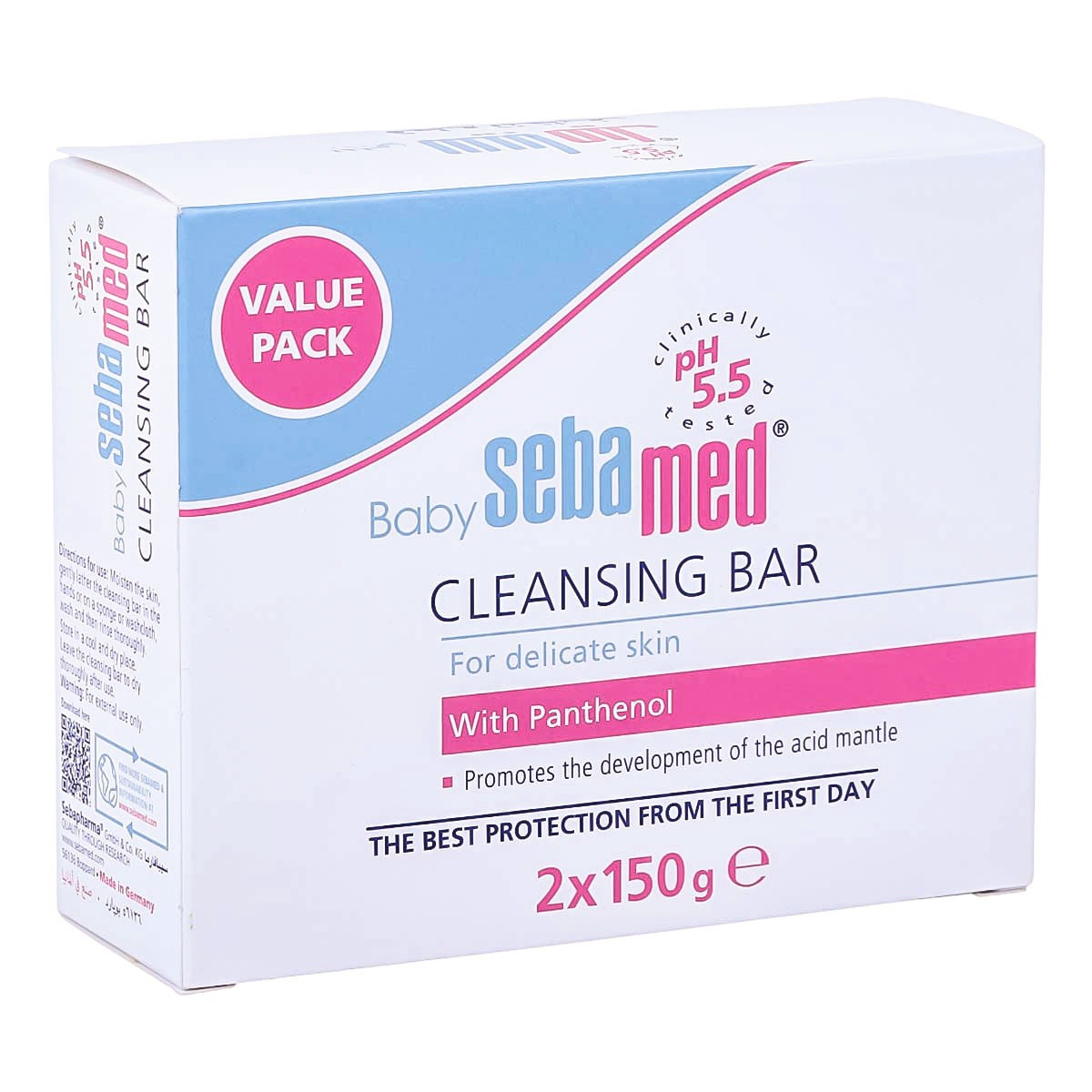 Seba Med Cleansing Baby Soap Bar 2X150g