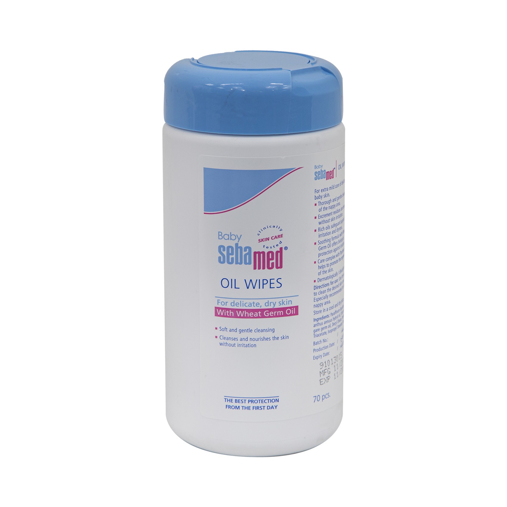 Seba Med Baby Oil Wipes 70 P cs