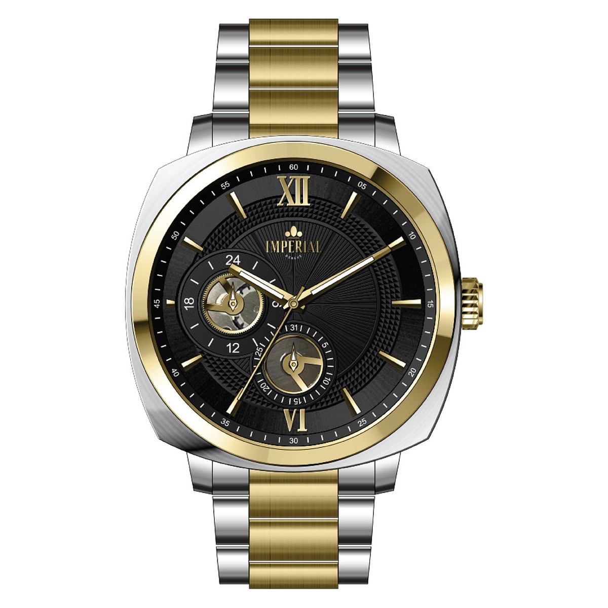 Imperial Geneve Mens Watch Black