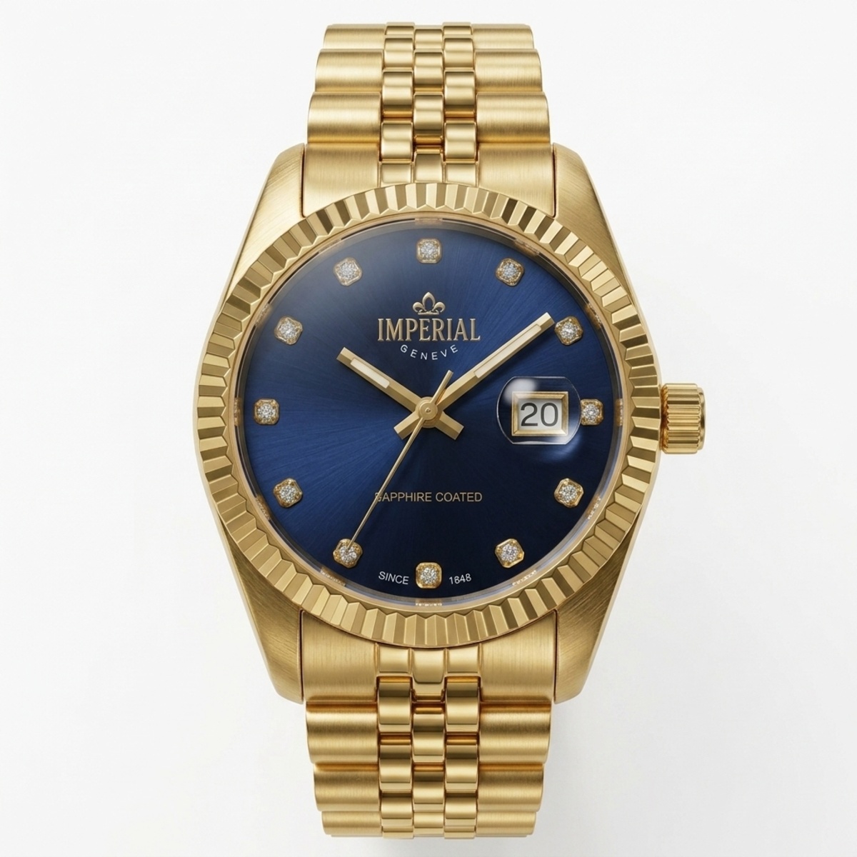 Imperial Geneve Mens Watch Blue