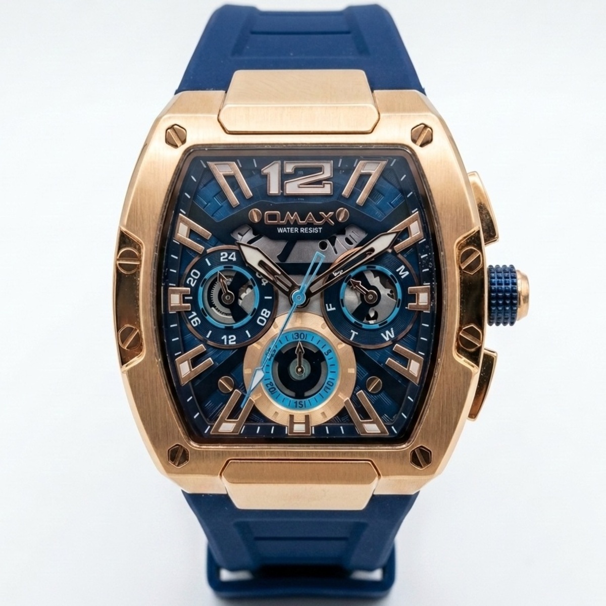 OMAX Mens Watch SQ-AMS001RJDI4