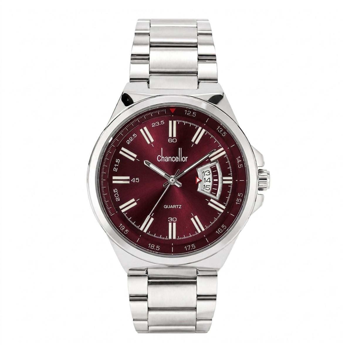 Chancellor Mens Watch Maroon