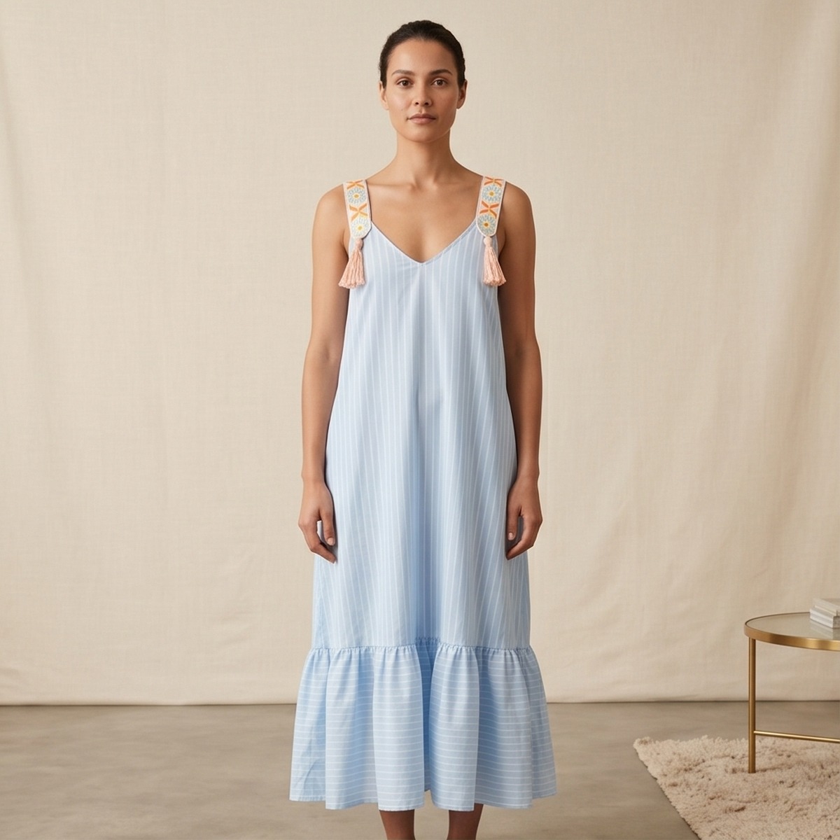 فستان ماكسي نسائي بدون أكمام | السيدات | ملابس النساء | Women Top Wear | Long Dresses فستان ماكسي نسائي بدون أكمام | السيدات | ملابس النساء | Women Top Wear | Long Dresses