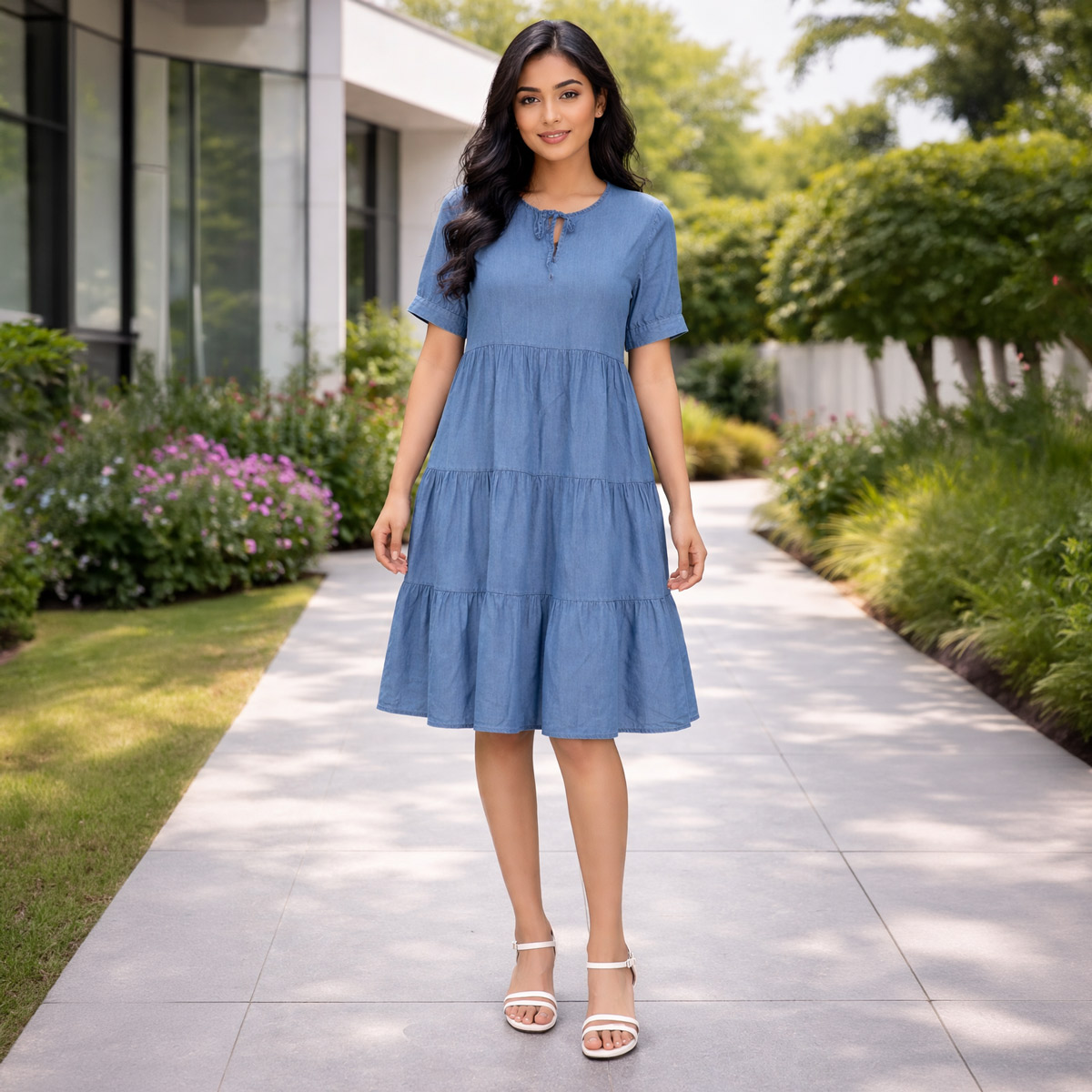 Ladies Denim Dress