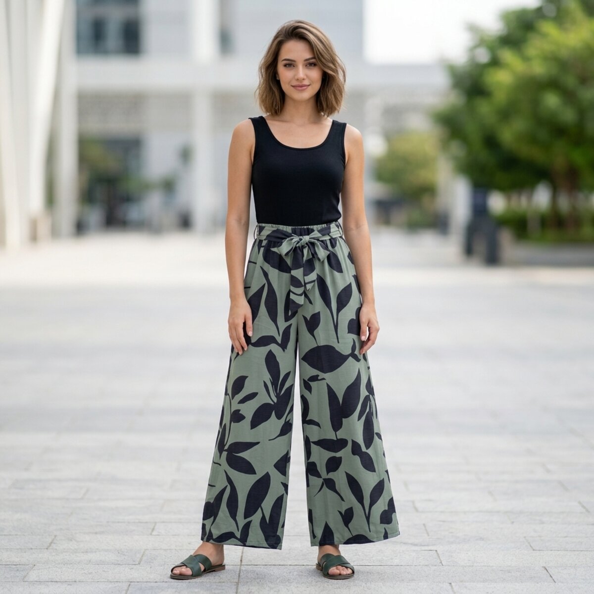 Ladies Dress Jumper Green Free Size