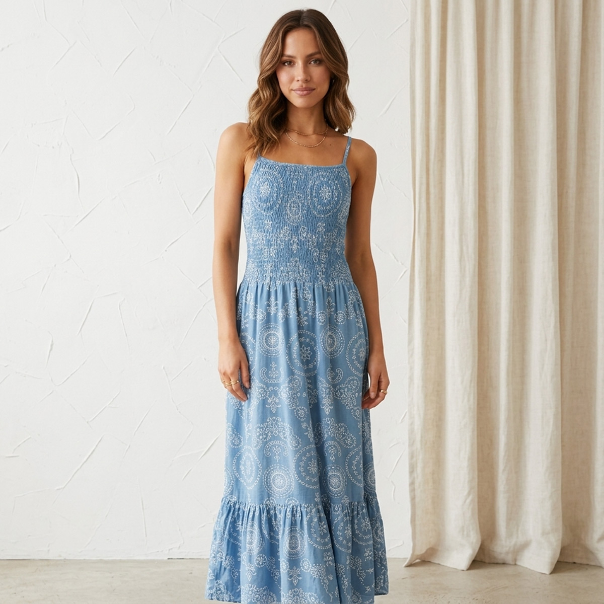 Ladies Dress Sleeveless