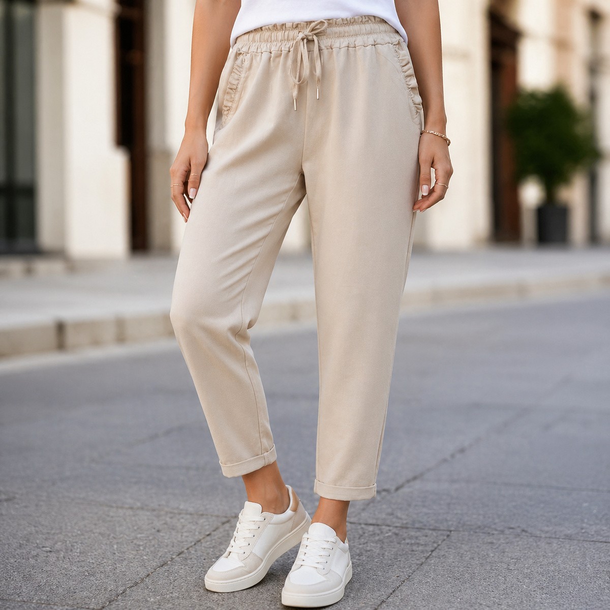 Ladies Casual Pant Free Size