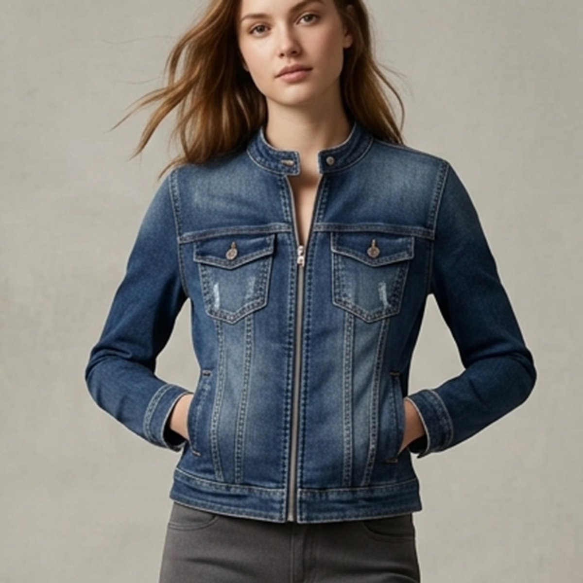 جاكيت جينز نسائي | السيدات | ملابس النساء | Women Bottom Wear | Women Jeans جاكيت جينز نسائي | السيدات | ملابس النساء | Women Bottom Wear | Women Jeans