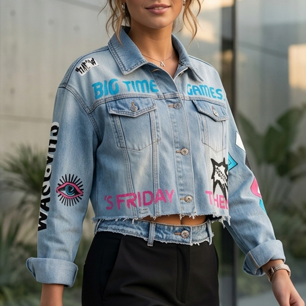Ladies Jeans Jacket