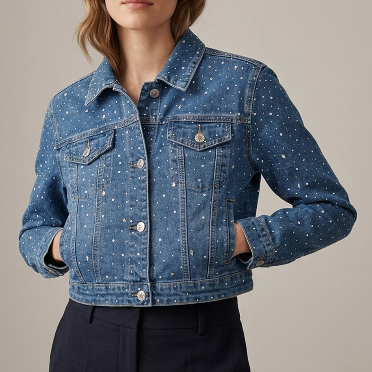 جاكيت جينز نسائي | السيدات | ملابس النساء | Women Bottom Wear | Women Jeans جاكيت جينز نسائي | السيدات | ملابس النساء | Women Bottom Wear | Women Jeans