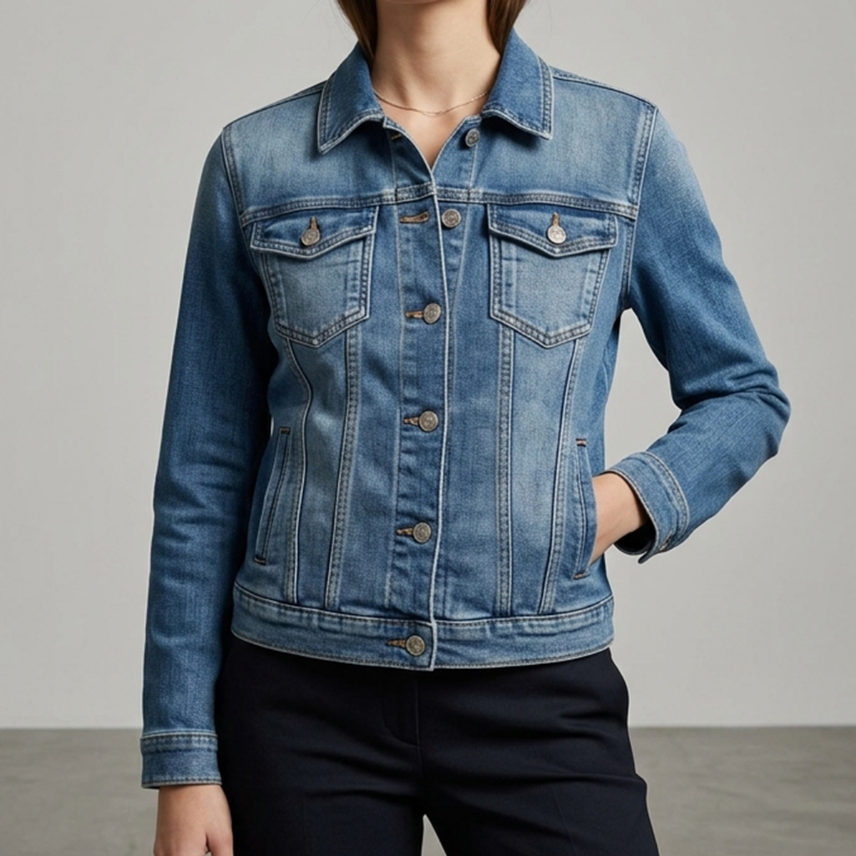 جاكيت جينز نسائي | السيدات | ملابس النساء | Women Bottom Wear | Women Jeans جاكيت جينز نسائي | السيدات | ملابس النساء | Women Bottom Wear | Women Jeans