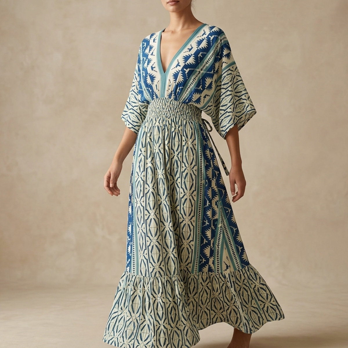 فستان ماكسي مطبوع للسيدات | السيدات | ملابس النساء | Women Top Wear | Long Dresses فستان ماكسي مطبوع للسيدات | السيدات | ملابس النساء | Women Top Wear | Long Dresses