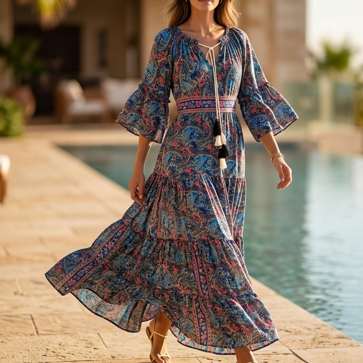 فستان ماكسي نسائي | السيدات | ملابس النساء | Women Top Wear | Long Dresses فستان ماكسي نسائي | السيدات | ملابس النساء | Women Top Wear | Long Dresses