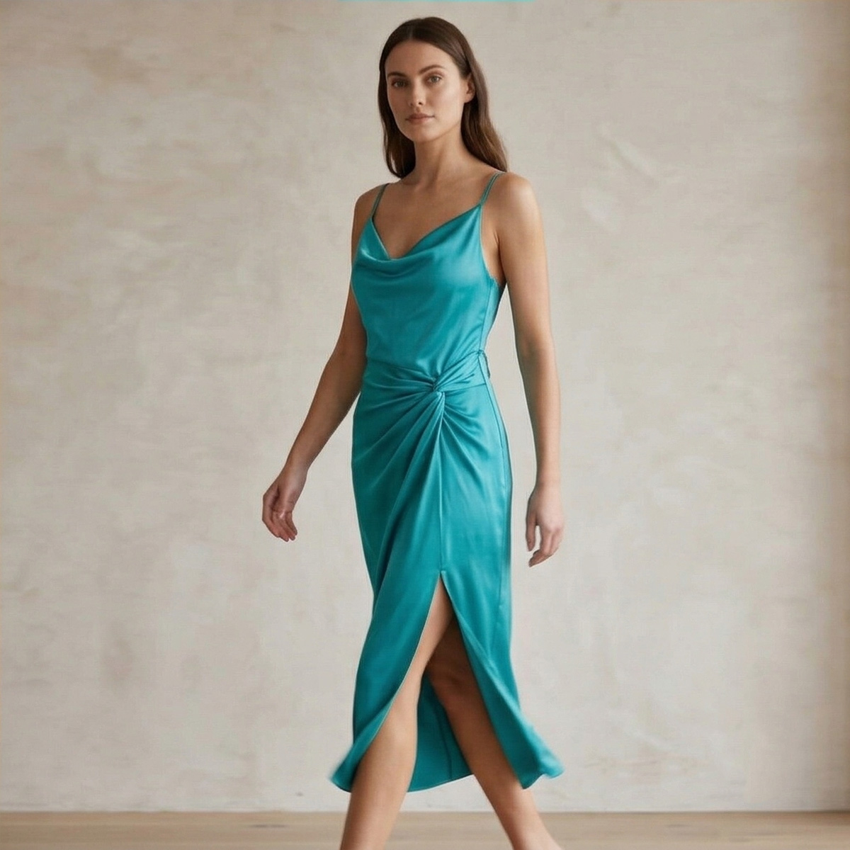 Ladies Party Dress Blue