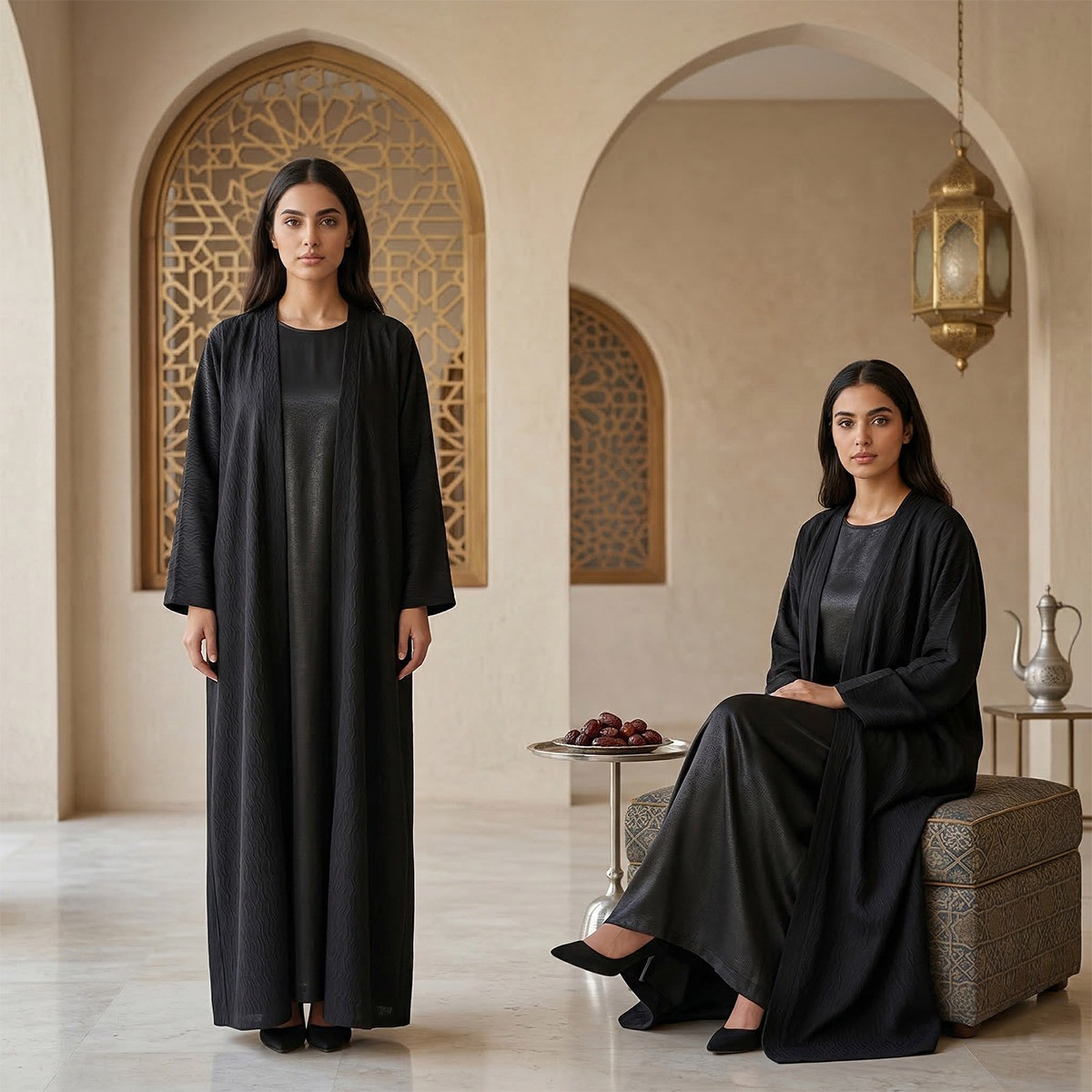 Ladies Abaya 2 Pieces Set