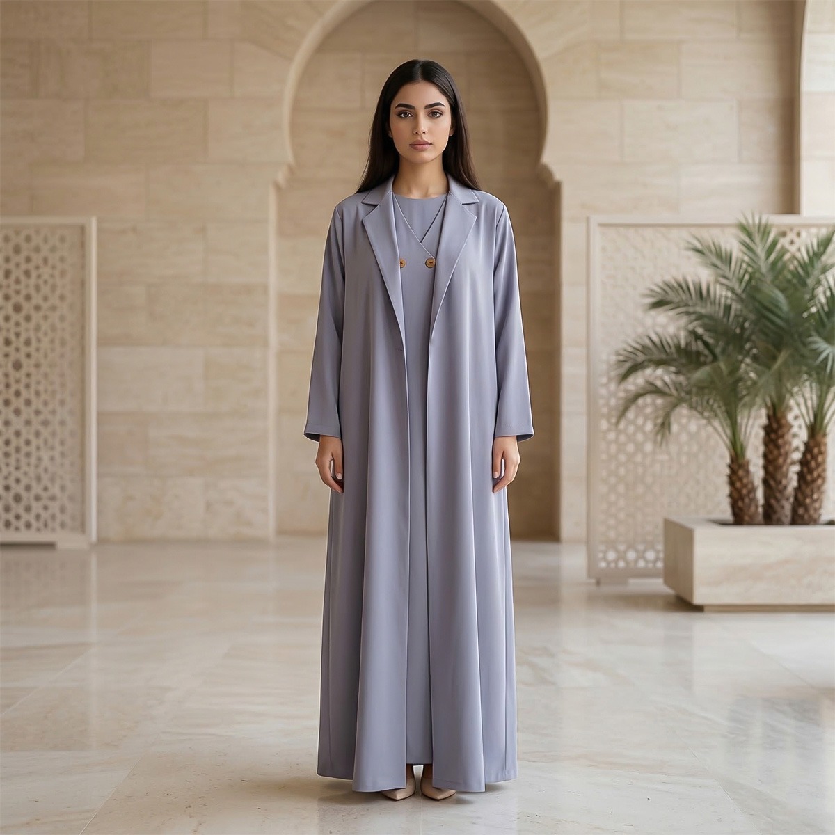 Ladies Abaya Set 2 Pieces
