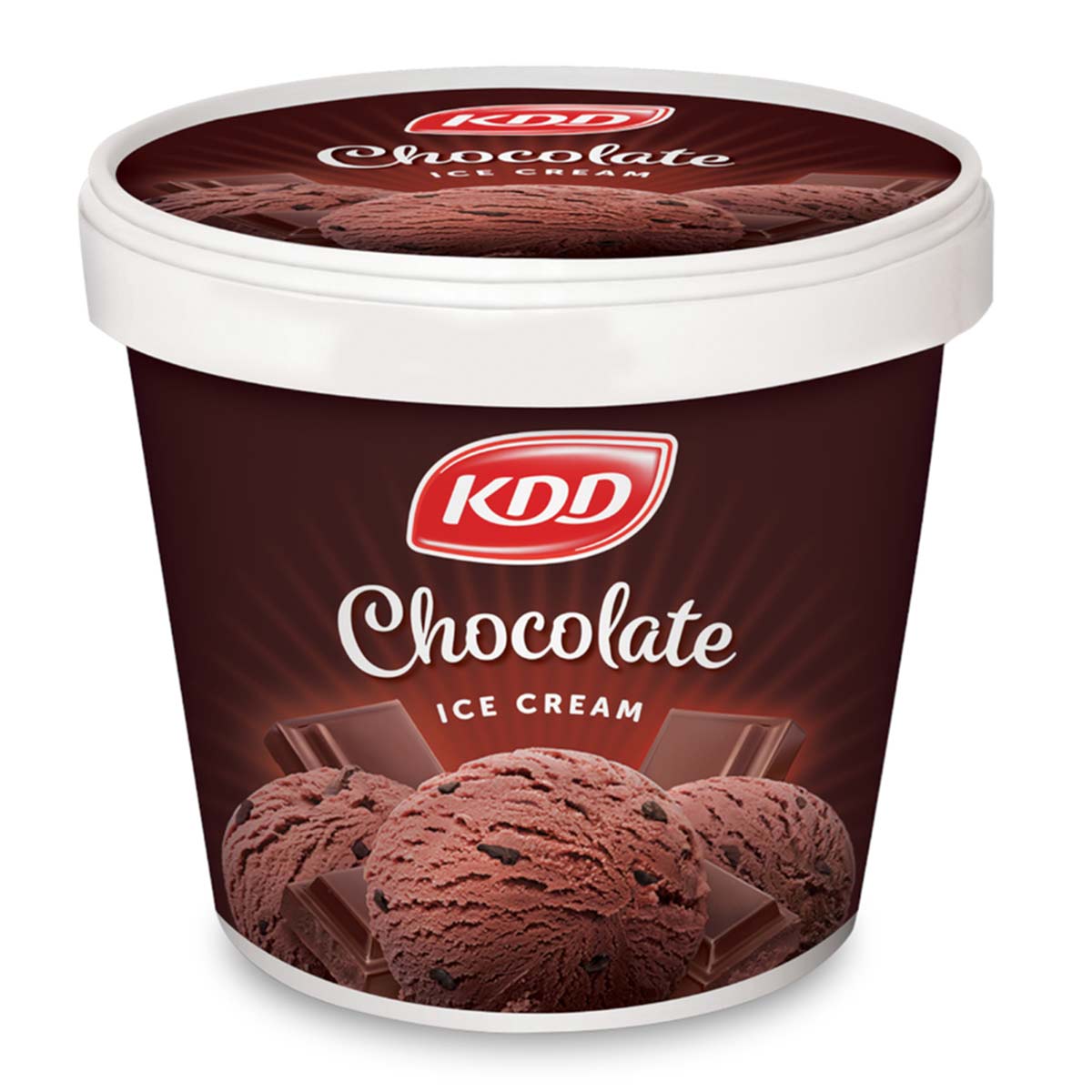 Kdd Chocolate Ice Cream 1L