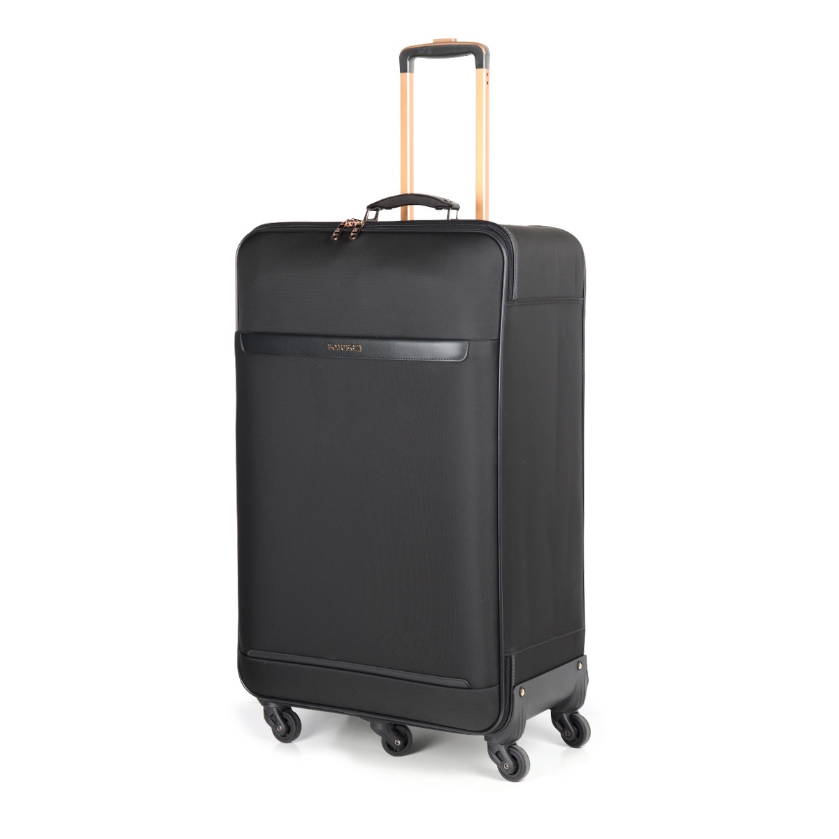 Trolley Bag Leather Plain