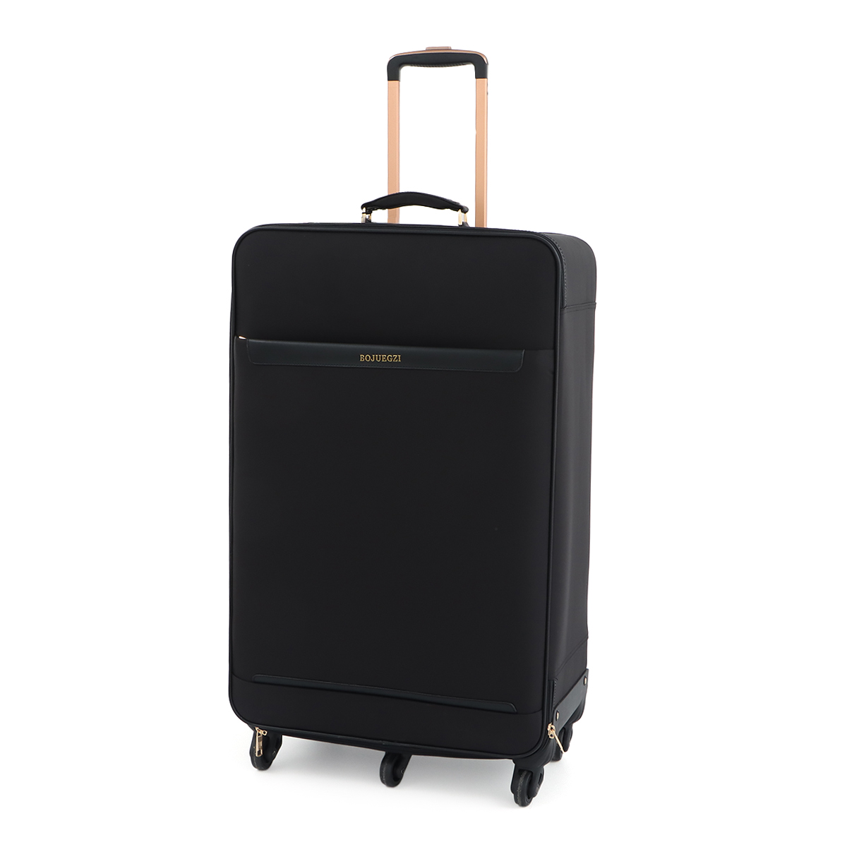 Trolley Bag Leather Plain 28 Inch
