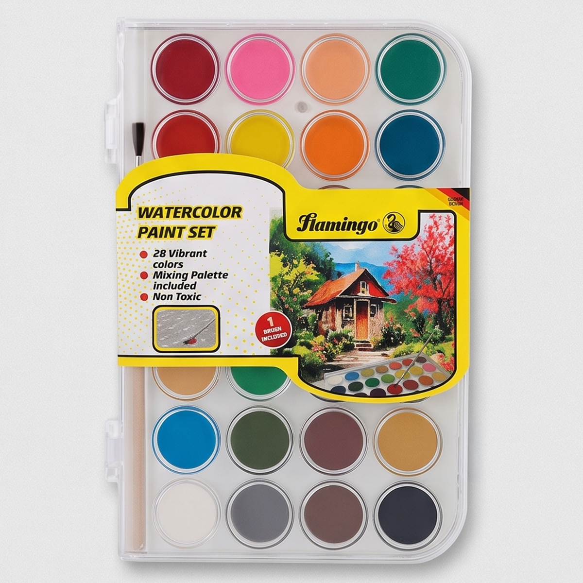 Flamingo Water Color Paint Set 28 Color