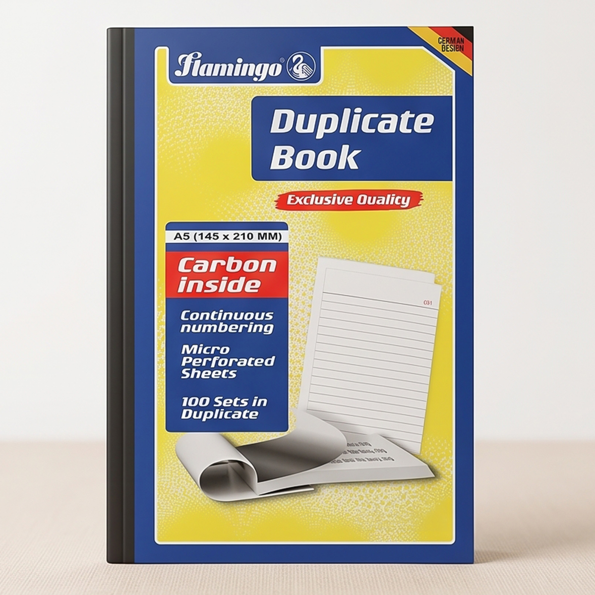 Flamingo Duplicate Book A5 100sets