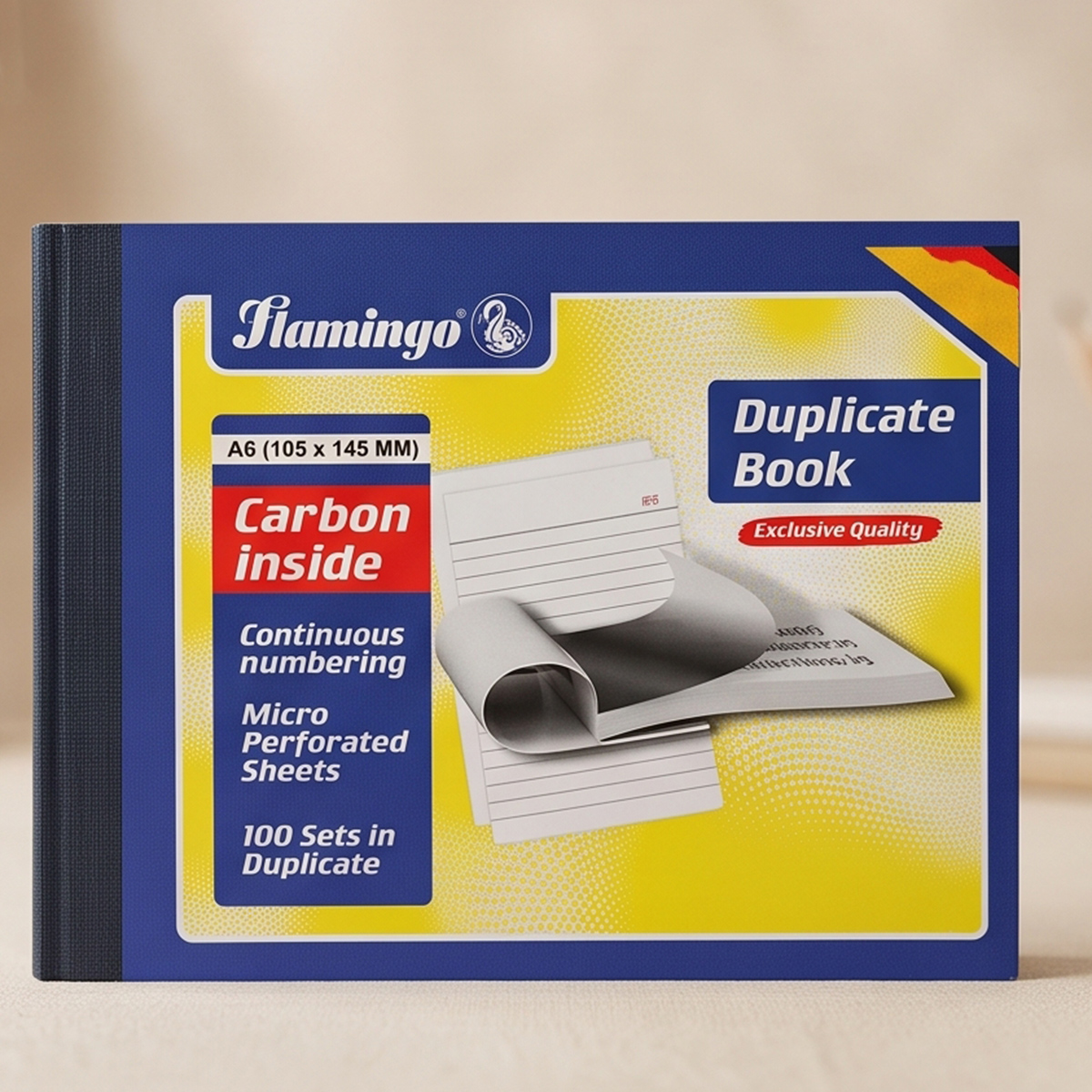 Flamingo Duplicate Book A6 100sets
