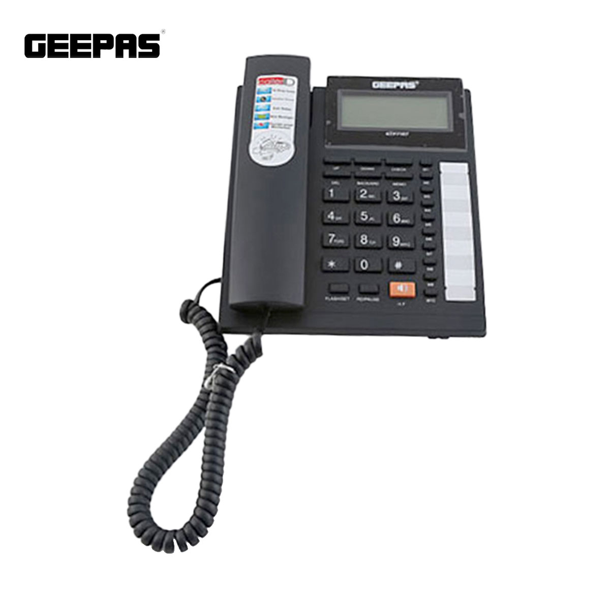 Geepas Lcd Display Called Id Telephone - GTP-7187